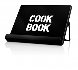 Cook Book Stand in Black by CKS Zeal